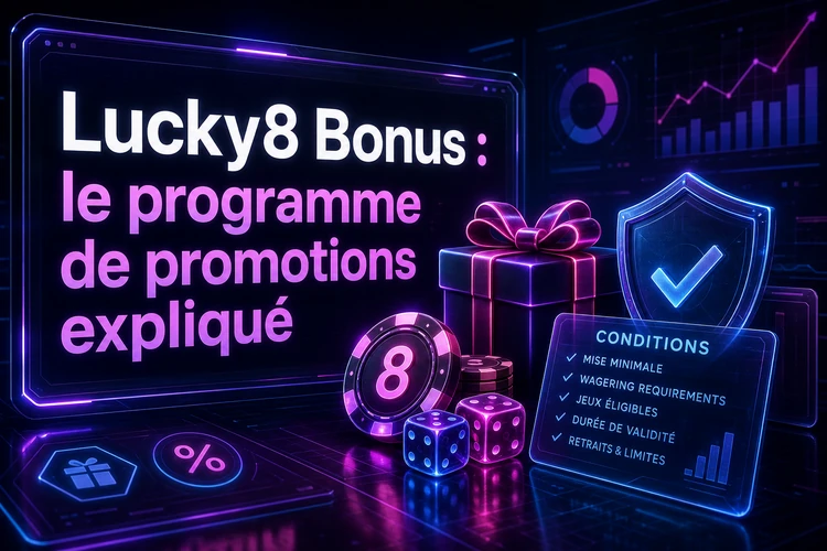Lucky8 Bonus: le programme de promotions expliqué
