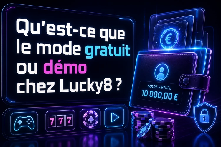 Qu'est-ce que le mode gratuit ou démo chez Lucky8?